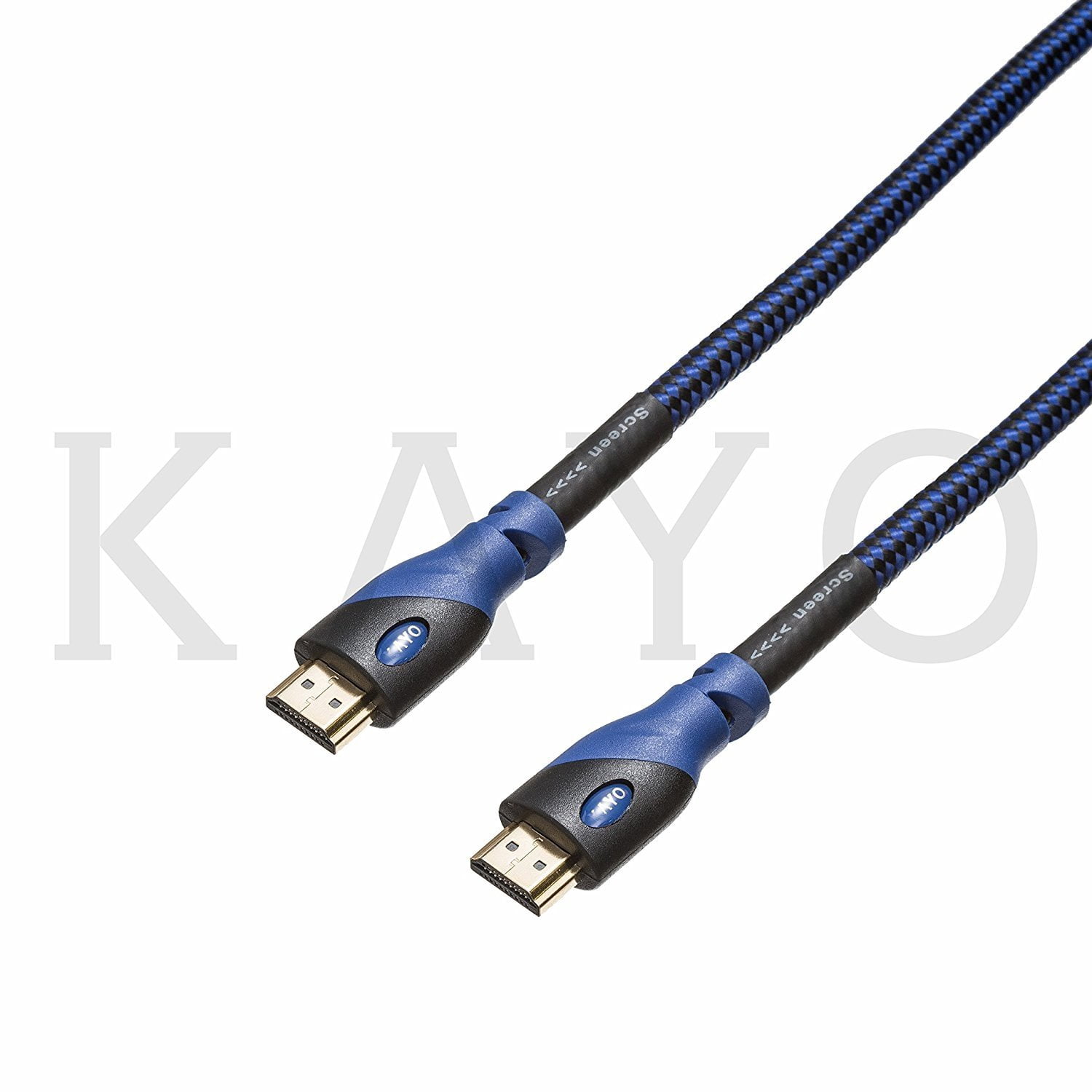 HDMI Cable 100 FT,KAYO High Speed HDMI1.4/2.0 Super HD 4K 2160p Cable(100ft/30Metres) w/Signal Booster+Bonus CABLE TIE+USB Charger,Supports-4K HD 2160p/1080p,3D,Ethernet & Audio Return
