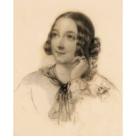 Posterazzi DPI1857535 The Honourable Matilda Paget 1837-1855 Maid of Honour To Queen Victoria Drawn by J Hayter Engraved by B Eyles Poster Print 13 x 17