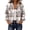 O9-Light Gray, variant on Womens Plaid Cropped Jackets Shackets Long Sleeve Button Down Shirts Jackets with Pockets Collared Crop Shackets Casual Fall Winter Warm Loose Trendy Outfits,Pink S