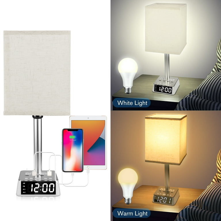 CAMMILE LED Rechargeable Bedside Table Lamp Portable Lantern with