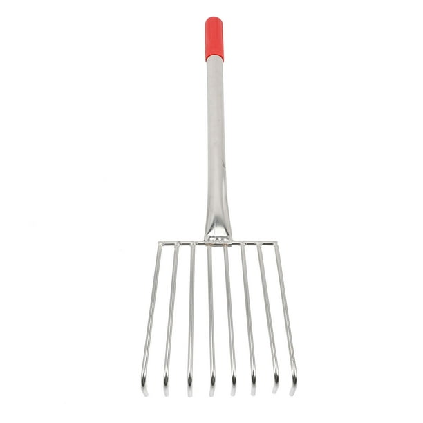 Stainless Steel Rake Leaf Rake Leaves Rake Garden Lawn Yard Rake Beach