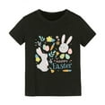 HWeei Easter Bunny Shirt Toddler Boys Girls Happy Easter T Shirt Kids