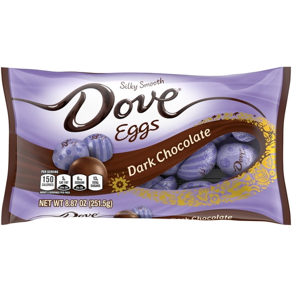 Dove Easter Egg Dark Chocolate Easter Candy - 8.87 oz Bag