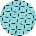 thumbnail image 1 of Ahgly Company Machine Washable Indoor Round Transitional Light Sea Green Area Rugs, 8' Round, 1 of 7