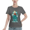 thumbnail image 1 of Women's Basic Short Sleeve T-Shirt Super Saiyan, 1 of 6