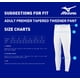 thumbnail image 3 of Pantalón Mizuno Premier Tapered Tweener para hombre, color negro, talla L, 3 of 5