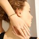thumbnail image 4 of Moda clásica titanio acero damas apilamiento anillo mejores regalos del día de San Valentín para parejas oro 10 JAMW Sencillez, 4 of 5