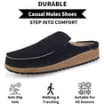 thumbnail image 3 of BERANMEY Cork Mules for Women with Memory Foam Slip-on Cork Sole Casual Shoes for Women Men Non-Slip Mules & Clogs Indoor Outdoor, 3 of 7