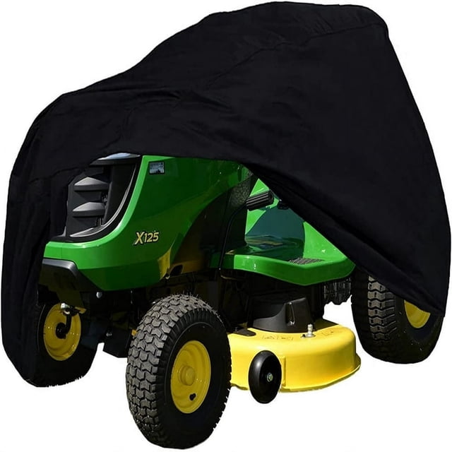 EIGTHTAIL Housse de Rangement pour Tondeuse, Housse de Tondeuse Imperméable et Robuste, Housses pour Tondeuse Poussée, Extérieur, Anti-Poussière, Protection UV, Universelle avec Cordon de Serrage et Sac de Rangement, Oxford de Qualité Supérieure 420D