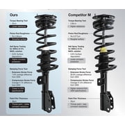 Fits Toyota Corolla 03-08 Front Complete Spring Struts Outer Tie Rods & links