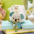 thumbnail image 3 of Xinyolin Cute Rhinestone Inlaid Koala Pendant Keychain Car Key Ring, Holder Bag Charm, 3 of 8