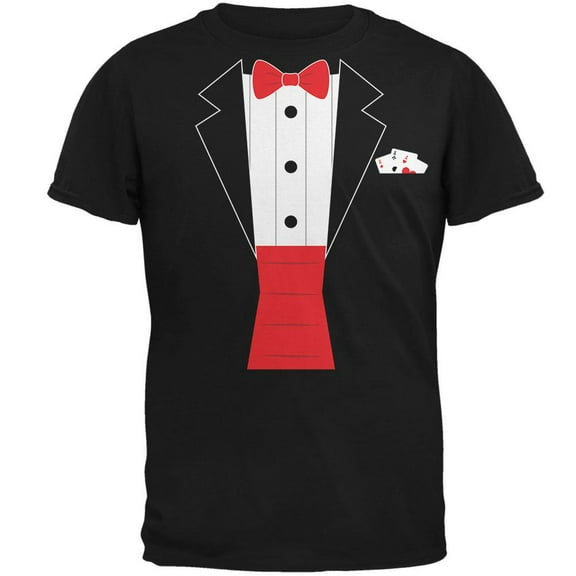 Halloween Magic Magician Costume Mens Soft T Shirt Black MD