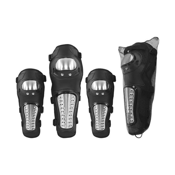 Knee Pads,Silver Black Motorcycle Knee Motorcycle Elbow Protective Pads Elbow Pads Innovative Solution