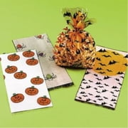 Halloween Cellophane Bags Assortment - Party Supplies - 36 Pieces