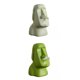 thumbnail image 1 of 2x Dispensador de toallas de papel con figura de piedra Servilletero Verde Claro Macarena Estuche porta pañuelos, 1 of 8