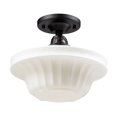 thumbnail image 1 of Elk Lighting Quinton Parlor Semi Flush Mount en Bronze Huilé, 1 of 2