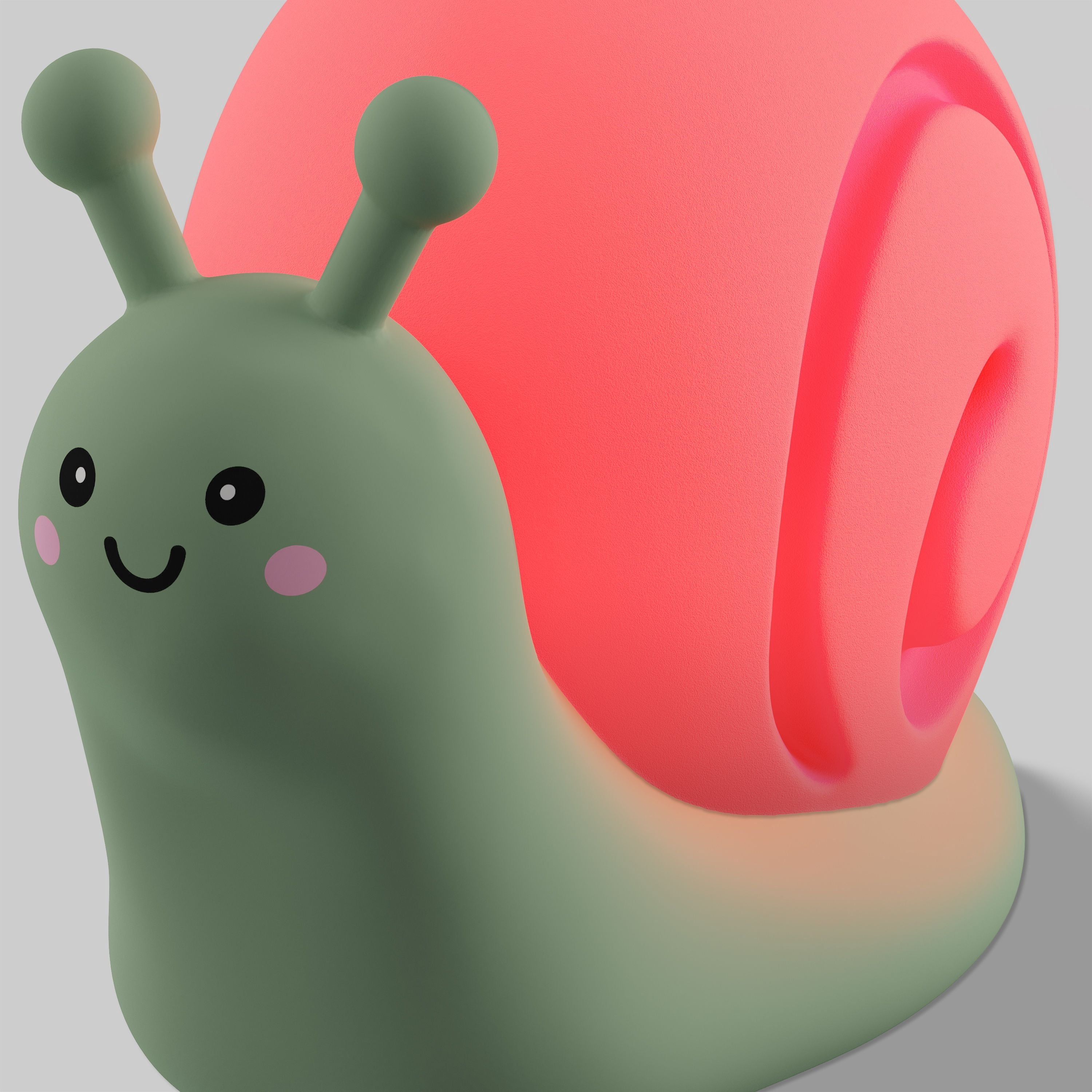 Mainstays Kids Squishy Snail LED Rechargeable Lamp