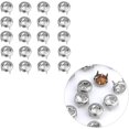 thumbnail image 2 of Yazoeia Crystal Rhinestones Rivets DIY Claw Beads Studs Clear Crystal Studs Cap for Crafts 7mm 100PCS Rivet CJC912-204570, 2 of 9