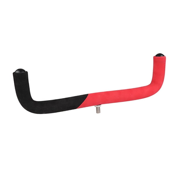 Soporte para caña de pescar, accesorio práctico para aparejos, soporte para cabeza de de poste, ahorro de espacio Forma de U 36cm Sharpla Estante de caña de pescar