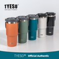 thumbnail image 4 of 900ML Tyeso Stainless Steel Coffee Cup Cold And Hot Double-layer Insulated Cup Tumbler Thermo Water Bottle Car Travel Mug, 4 of 5