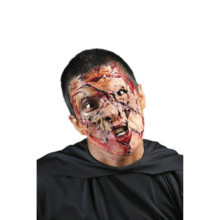 Morris Costumes Stitched Face Foam Appliance Halloween Accessory