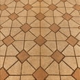 thumbnail image 1 of Ahgly Company Indoor Square Patterned Cantaloupe Orange Area Rugs, 5' Square, 1 of 6