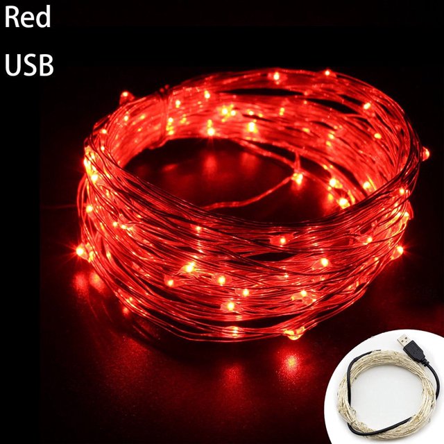 Cinta LED USB con 1M/5M/10M para Uso Externo/Interno