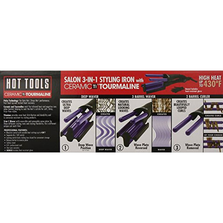 Hot Tools - CeramicTi Tourmaline Deep Waver Hot Tools - CeramicTi Tourmaline Deep Waver