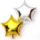 thumbnail image 3 of 18 Globos de Estrella Globos de Aluminio Globos Mylar Globos Decorativos para Fiestas, Plata, 10 Piezas, 3 of 6