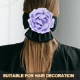 thumbnail image 5 of Silk Satin Flower Brooch Pin, Large Peony Floral Lapel Pin, 5 of 5