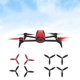 thumbnail image 2 of 4 Uds adecuado para Parrot Bebop 2 Drone hélice cuchillas accesorios para drones negro + rojo, 2 of 5
