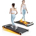 thumbnail image 2 of 2 Side Walking Pad with Incline Massage Function, 2 in 1 Under Desk Walking Pad and Foot Massager Treadmills forgift, Portable Treadmill with Remote Control LED Display, 2 of 8