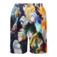 thumbnail image 5 of Anime My Hero Academia Mha Short Sweatpants Summer Daily Cozy Lounge Shorts 3D Printed Beach Shorts Sweatpants With Drawstring And Pockets, 5 of 7