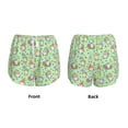 thumbnail image 5 of Lsque Spring Gnomes Printed Women's Running Shorts with Liner Pockets,Elastic Quick Dry Workout Athletic Gym Yoga Shorts,Womens High Waist Shorts-XX-Large, 5 of 9