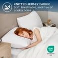 thumbnail image 3 of Bed Bug Pillow Protectors,Waterproof Hypoallergenic Covers,Zippered Pillow Cases (Standard-20"x26"-Set of 2), 3 of 10