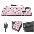 thumbnail image 4 of Clavier Ultramince Mignon à Motif de Dessin Animé avec Support Ajustable, et Clavier Filaire USB Confortable, Convenant à la Maison, au Bureau, aux Jeux, 4 of 7