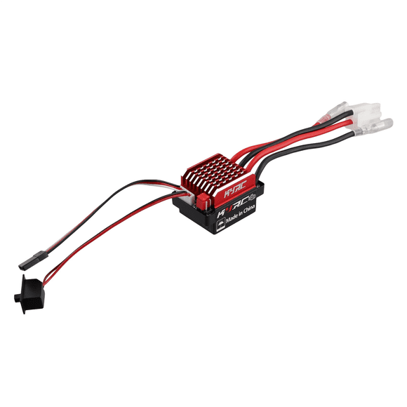 Contrôleur de Vitesse Électrique Brossé 60A ESC RC Car 6V/2A BEC de Remplacement pour Voiture RC 1/10, pour -Plug