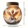 thumbnail image 3 of Fiudx Ofertas de la semana Colgante de disco acrílico con forma de arpa de ángel de Navidad para niño, cadena decorativa para pared del hogar, decoración para porche, 3 of 6