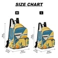 thumbnail image 2 of FORMRS Mini Backpack Purse for Women Travel Daypack Casual Shoulder Bag, Yellow Glasses, 2 of 7