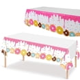 thumbnail image 2 of vlrwzc Donut Theme Reusable Picnic Table Cover Rectangle Party Tablecloth, 2 of 7
