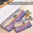 thumbnail image 5 of SKYSONIC Lavender Field Kitchen Rugs Set of 2, Spring Scenery Floor Runner Area Rug Washable Carpet Mat Perfect for Living Room Bedroom Entryway, 5 of 7