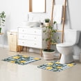 thumbnail image 6 of Yayeee Bath Rug for Bathroom Floor Non Slip Rectangle Fluffy Soft Absorbent Mat, 16"x24", Retro Beige Lemon, 6 of 7