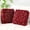 Burgundy, variant on 2 Pcs Knot Pillows Square Knotted Plush Throws Soft Accent Pillows Decoration Cushion for Couch Home Office Living Room Bedroom Bed Sofa Decor, 12'' x 13''(Haze Pink,Crystal Velvet)