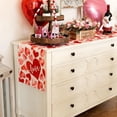 thumbnail image 4 of Décorations de la Saint-Valentin Drapeaux de Table Imprimé Cœur de la Saint-Valentin Tapis de Cuisine de Fête, 4 of 5