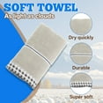 thumbnail image 3 of AUQ Wash Gags for Body,Smooth Absorbent Fabric Surface Small Towels,Tight Even Thread Lines Face Cloths for Washing Face,Gray,29.53*13.78*0.39in, 3 of 7