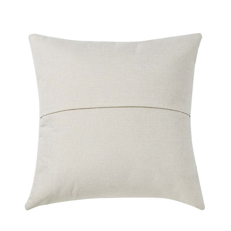 10pcs Plain White Sublimation Pillowcase Blanks Cushion Cover Throw Pillow  Cover