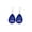 B, variant on 4th of July Patriotic Earrings for Women, Lightweight Red White Blue Flag Dangle Stud Earrings, Cute Teardrop Design for Independence Day Veterans Day Memorial Day