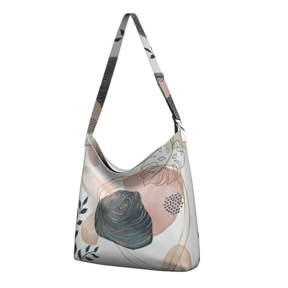 Aesthetic Vintage Fashion Crossbody Bag - Earthy Bohemian Shoulder Tote, Multi-Pocket Spacious Purse