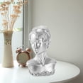 thumbnail image 3 of Xuanheng Jewelry Display Bust Mannequin Hair Clips Creative Model Portrait Jewelry Holder Argent, 3 of 7