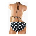 thumbnail image 2 of Hula Honey Womens Polka Dot 2 Pièces Bikini, Noir, X-Small, 2 of 2